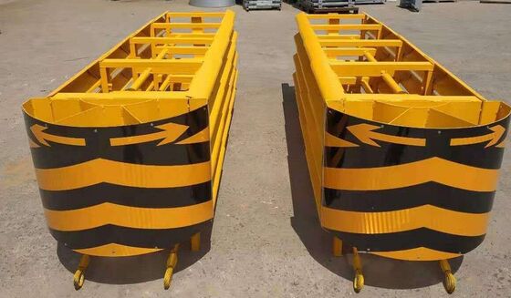 quality وسادة مضادة للتصادم عالية السرعة على الطرق السريعة مع أشرطة تحذير عاكسة - حاجز أمان factory