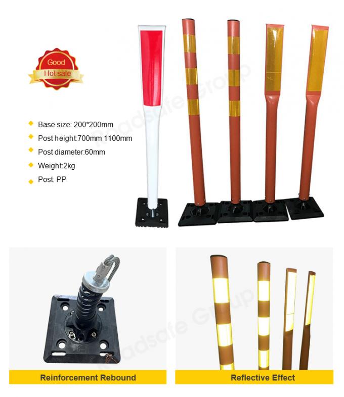 تحذير 75 سم للسلامة على الطرق في الهواء الطلق 4