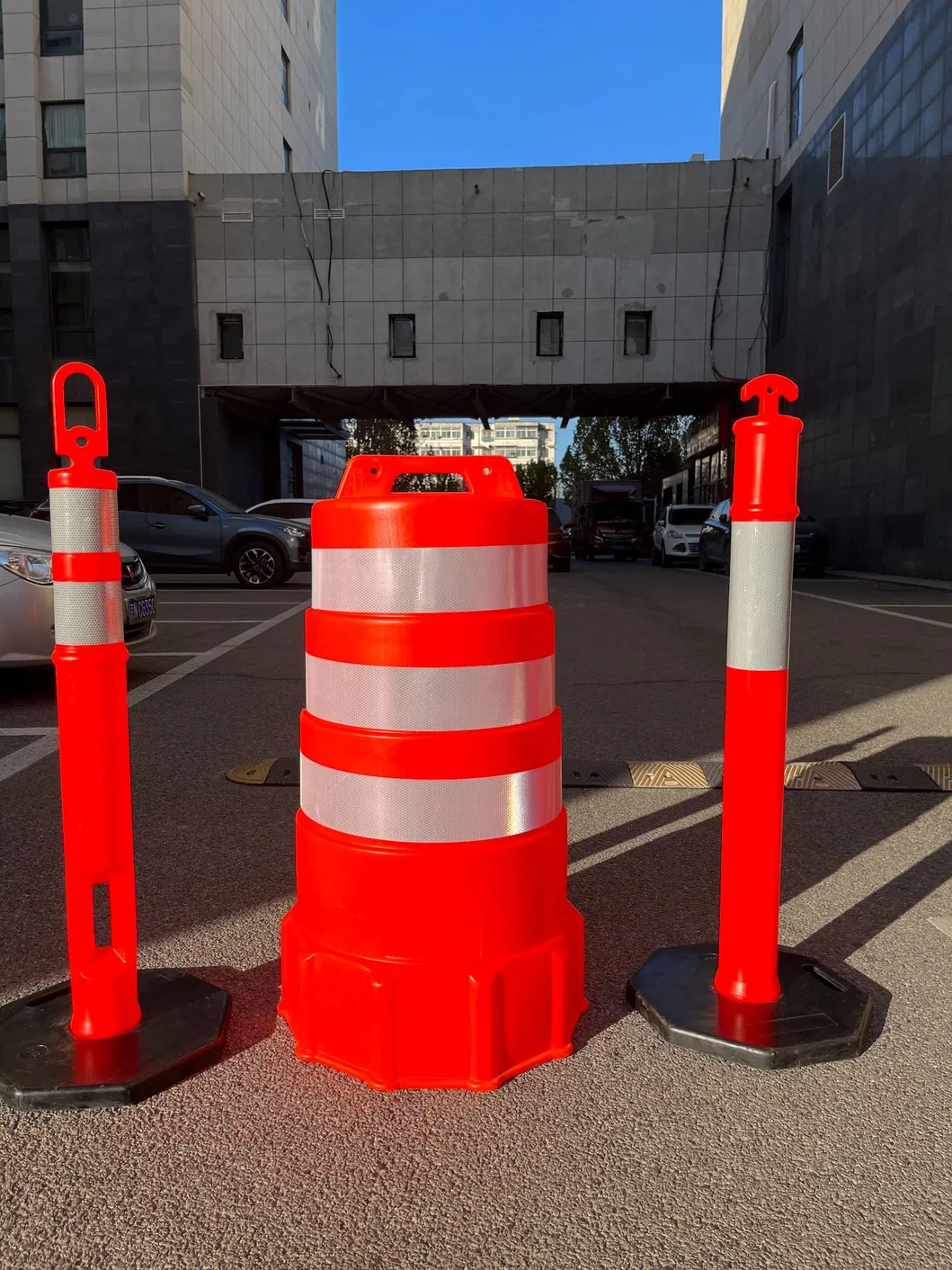 ROADSAFE بيع ساخن PE حركة المرور طبل حوادث البراميل السلامة على الطرق 0