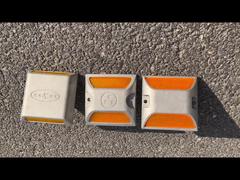 مسمار طريق من الألومنيوم، علامة طريق مرتفعة، رؤية عالية