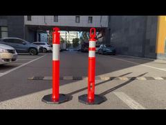 عصا تحديد مسار المرور العاكسة بطول 110 سم، رأس على شكل حرف T، لسلامة الطرق