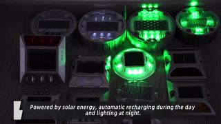 تعمل مسامير الطرق الشمسية على تعزيز السلامة